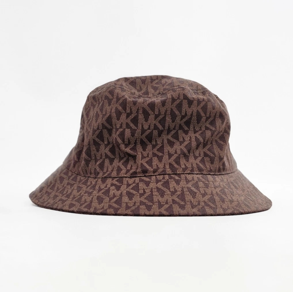 Michael Kors Brown Monogram Bucket Hat 🤠
